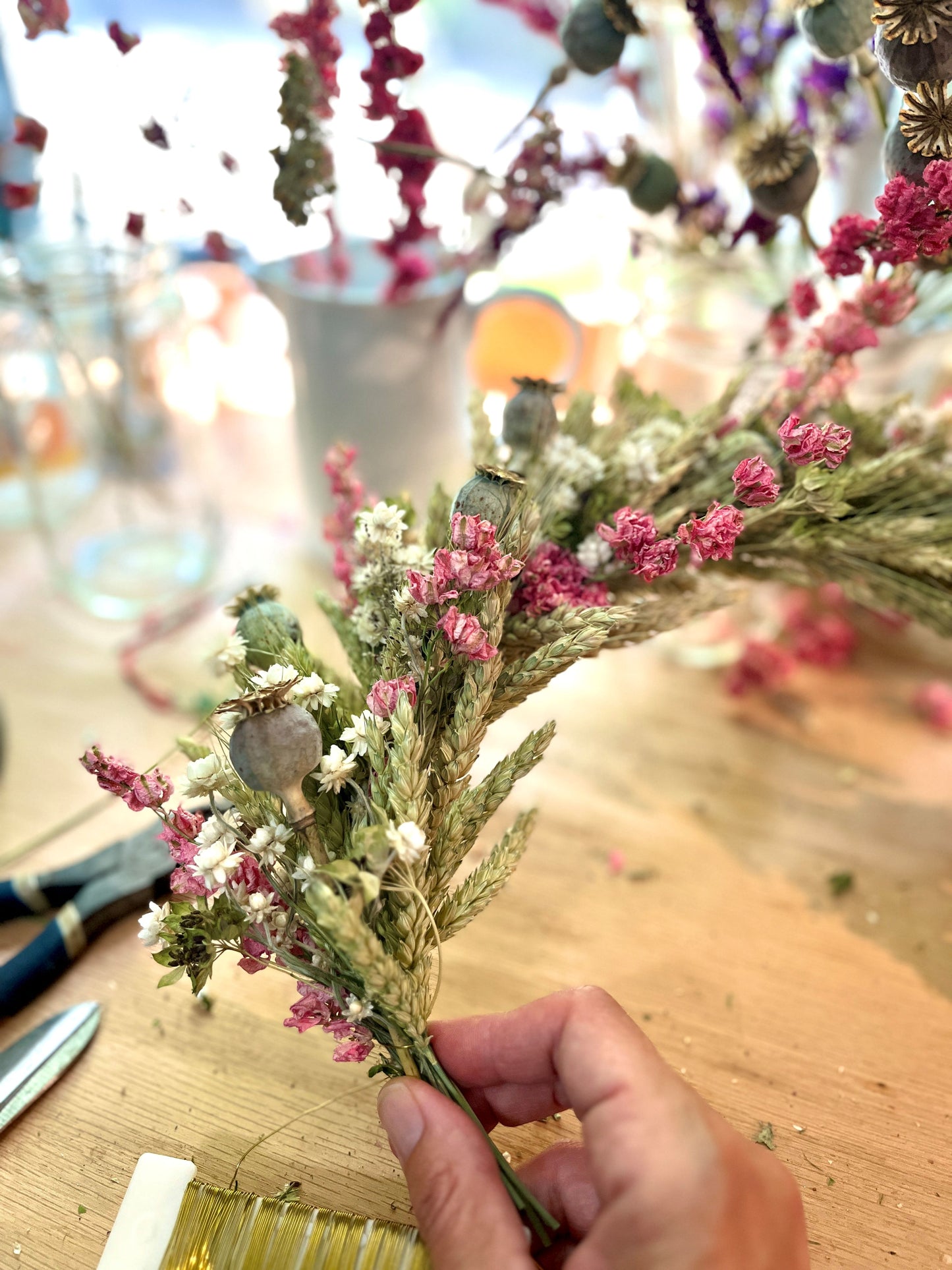 Pops of Pink Wreath