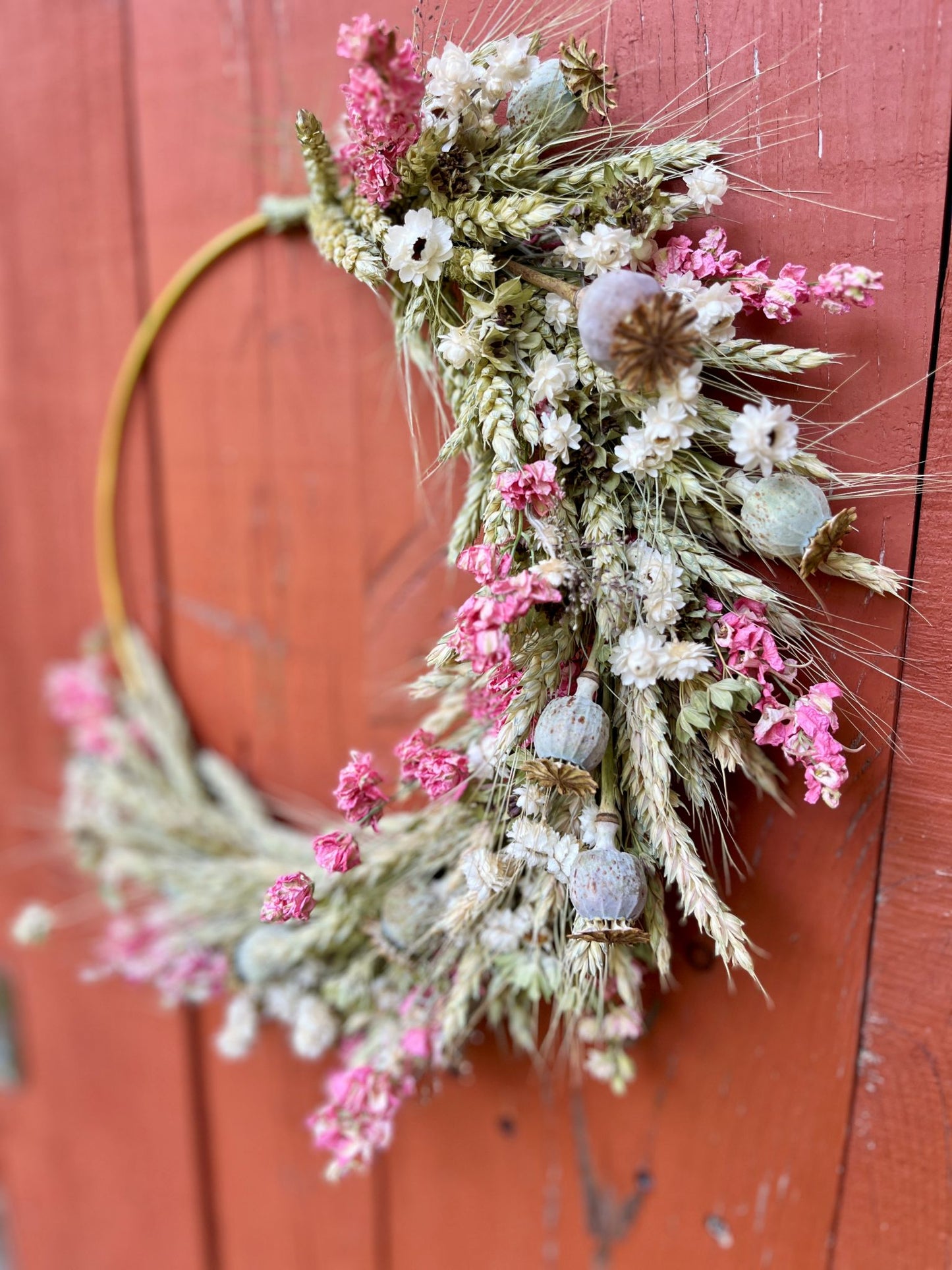 Pops of Pink Wreath