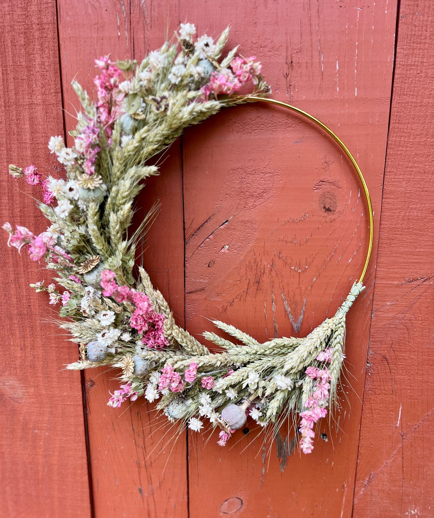 Pops of Pink Wreath